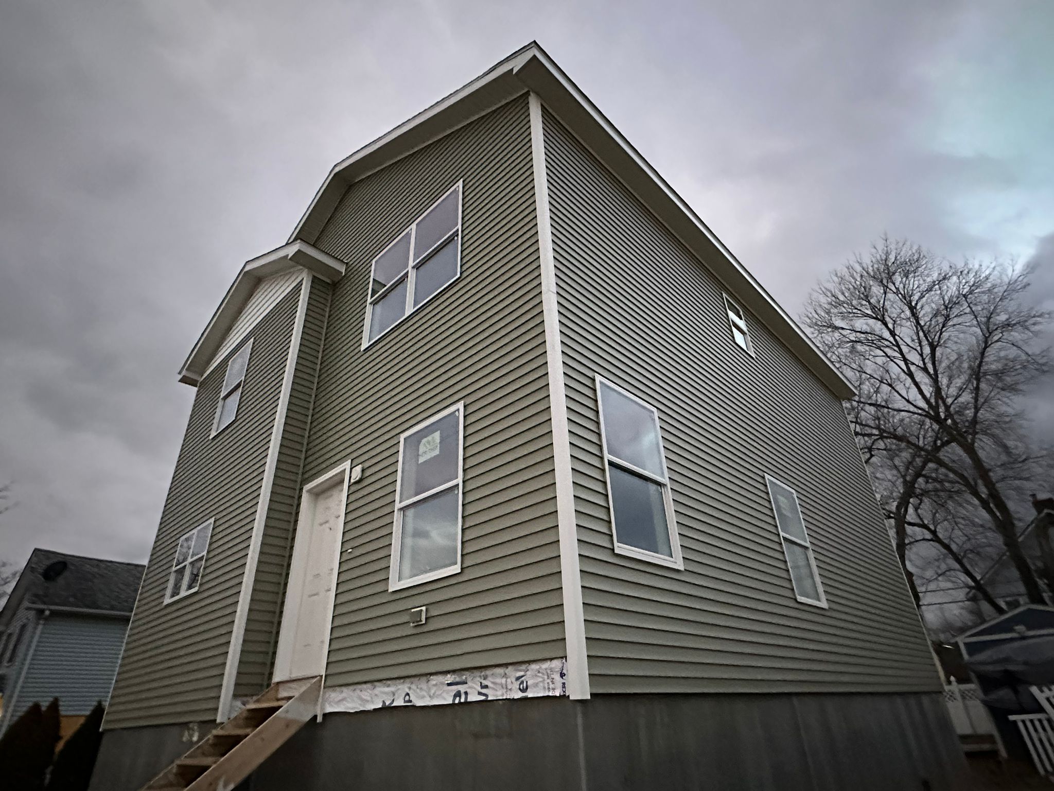 Siding installation on new construction home, Vineland NJ