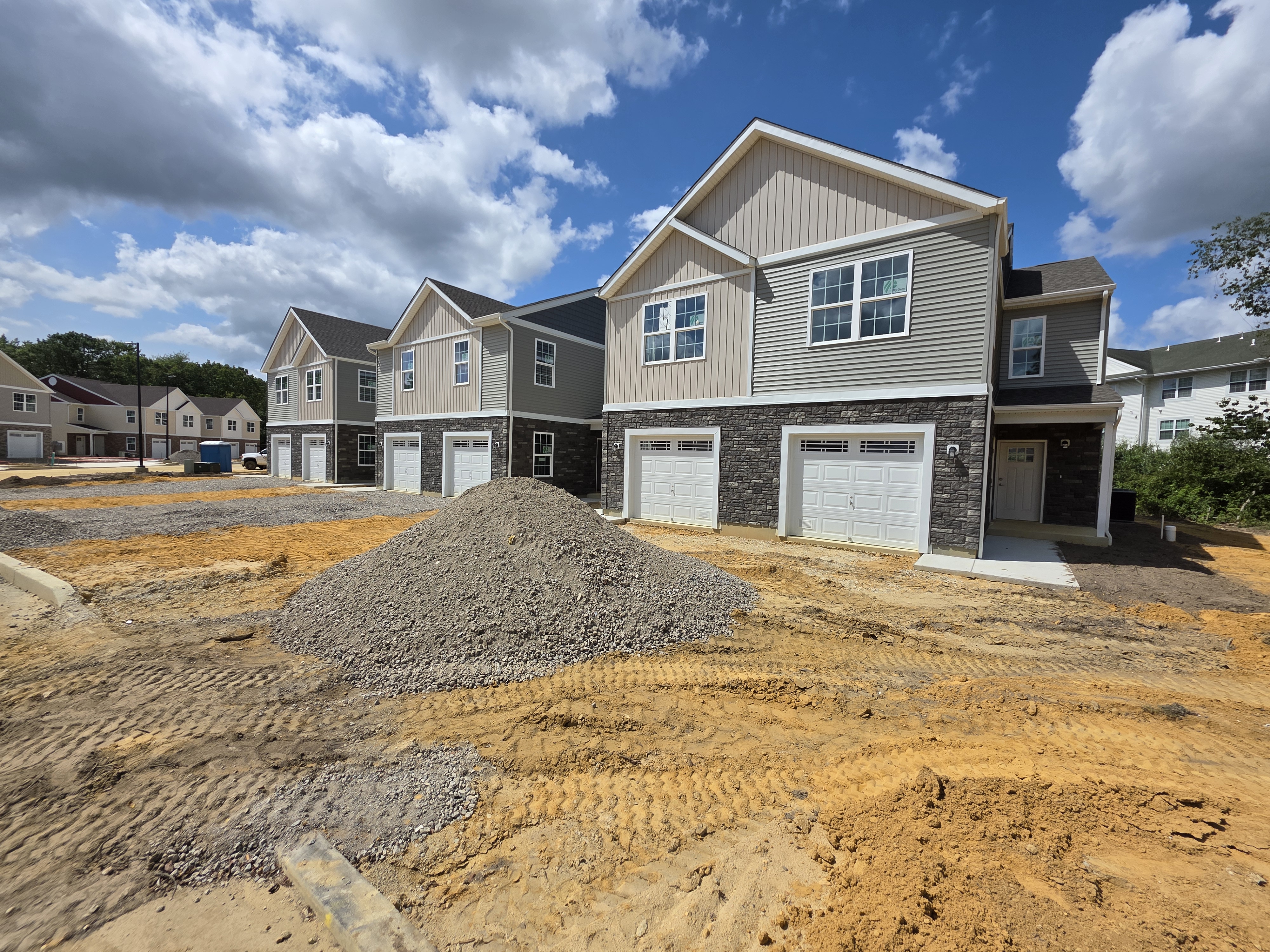 New townhome construction development, South Jersey NJ