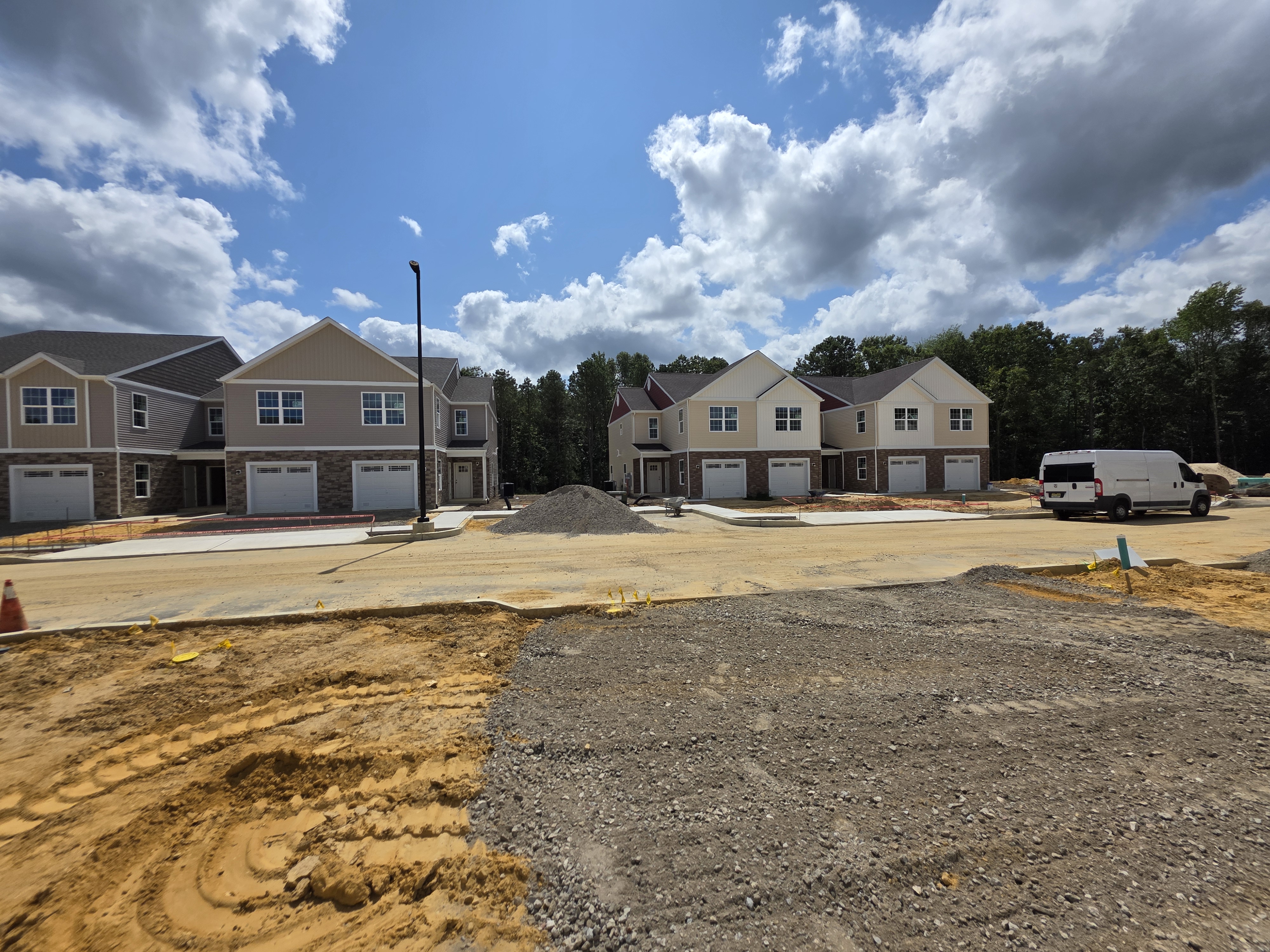 Residential new construction development, South Jersey